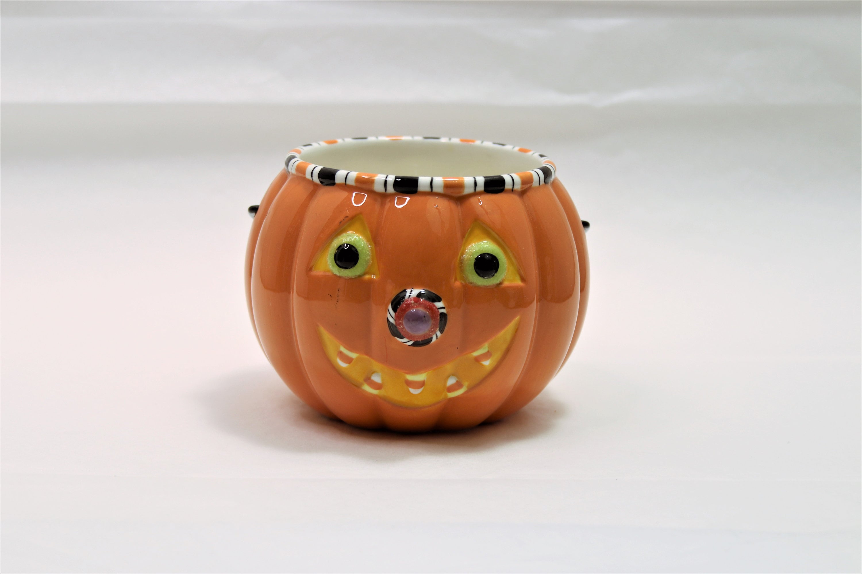 JackOlantern Candy Dish Hallmark Pumpkin Candy Dish With a Etsy