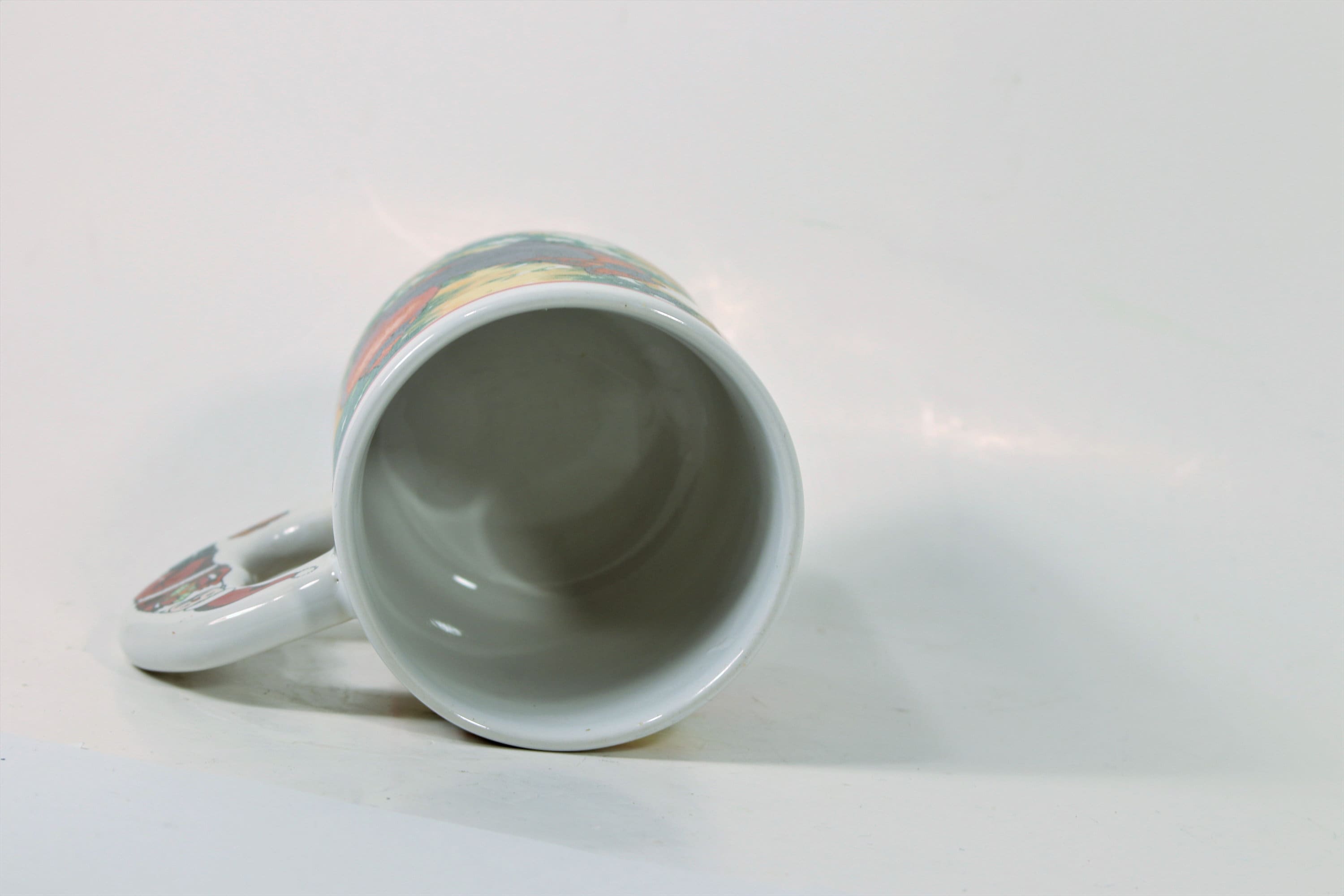 Redbird Coffee Mug Cardinal Bird Coffee Mug Santa Handle Etsy