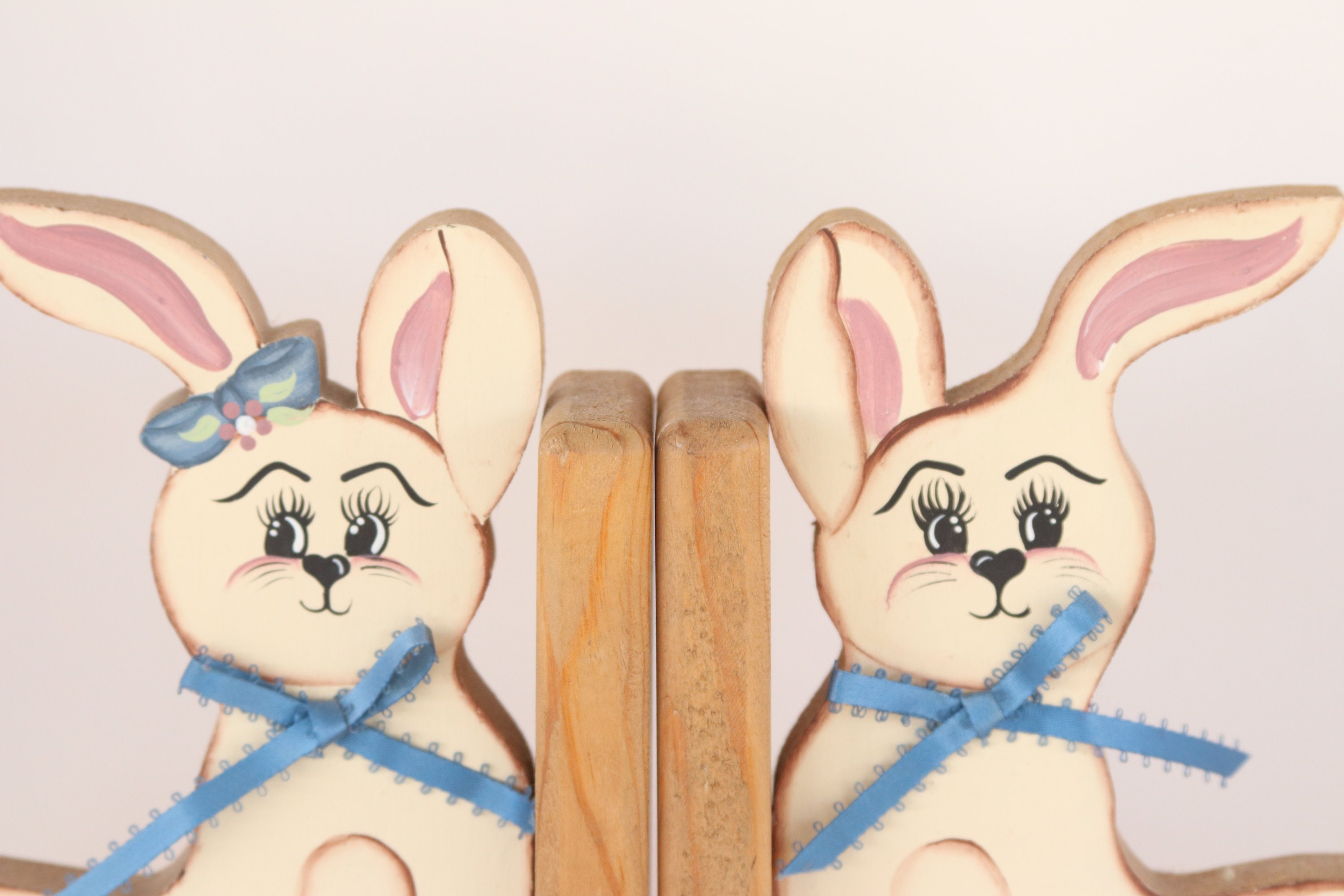 bunny bookends bunny bookends