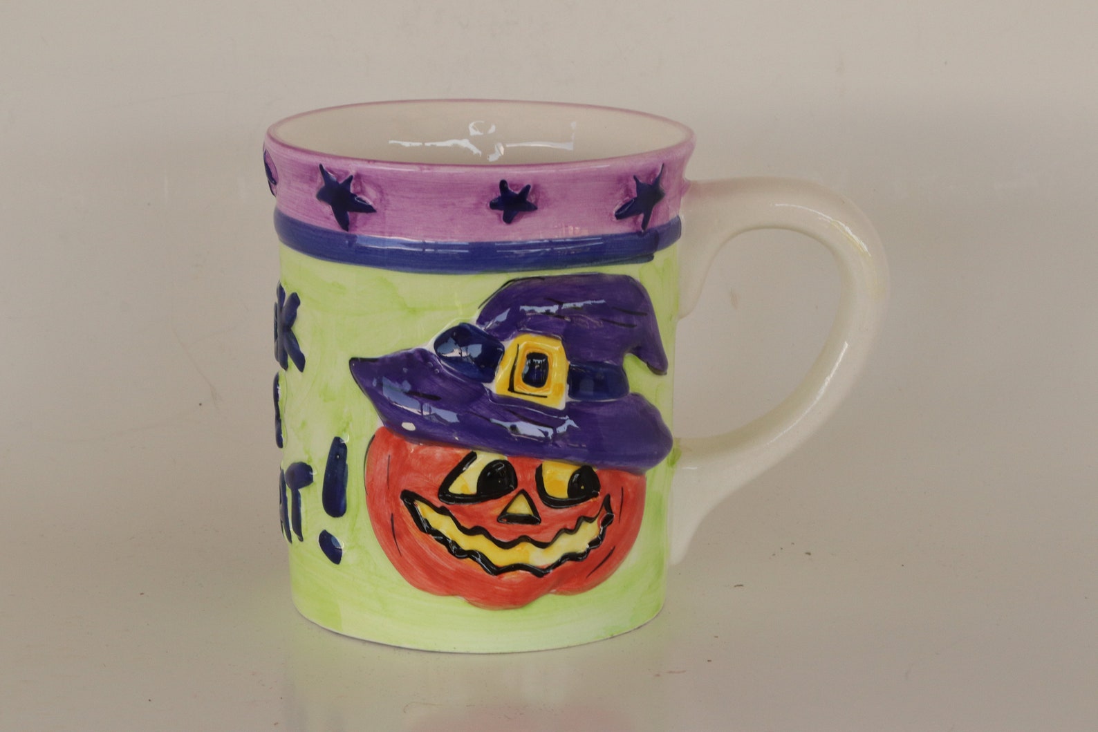 Halloween Candy Mug Jackolantern Coffee Mug Halloween Etsy