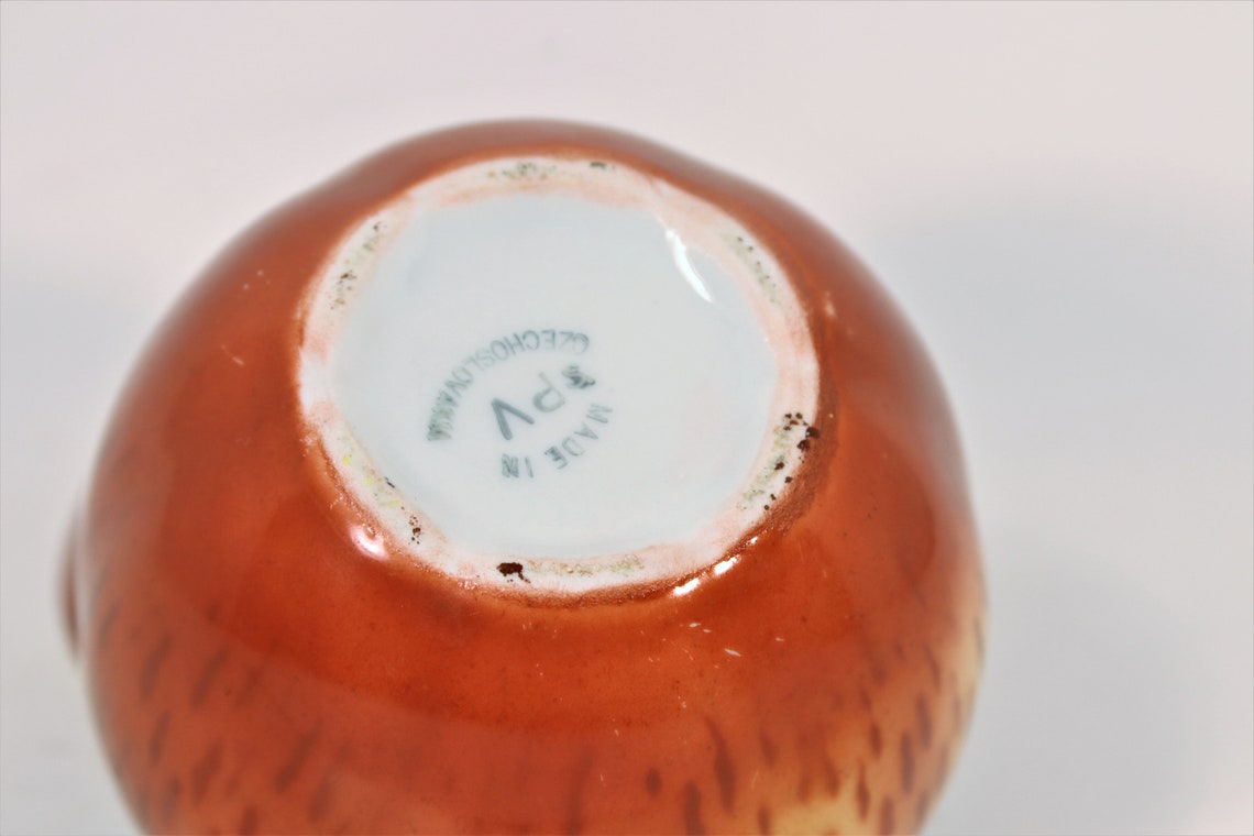 Apple Sugar Bowl Vintage Apple Candy Dish Ceramic Lidded Etsy