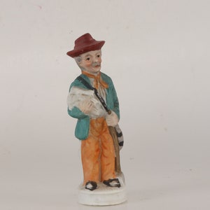 Vintage Farmer Figurine, Man with Ax Figurine, Diorama Figurine, Caracter for Nativity, Vintage Christmas,