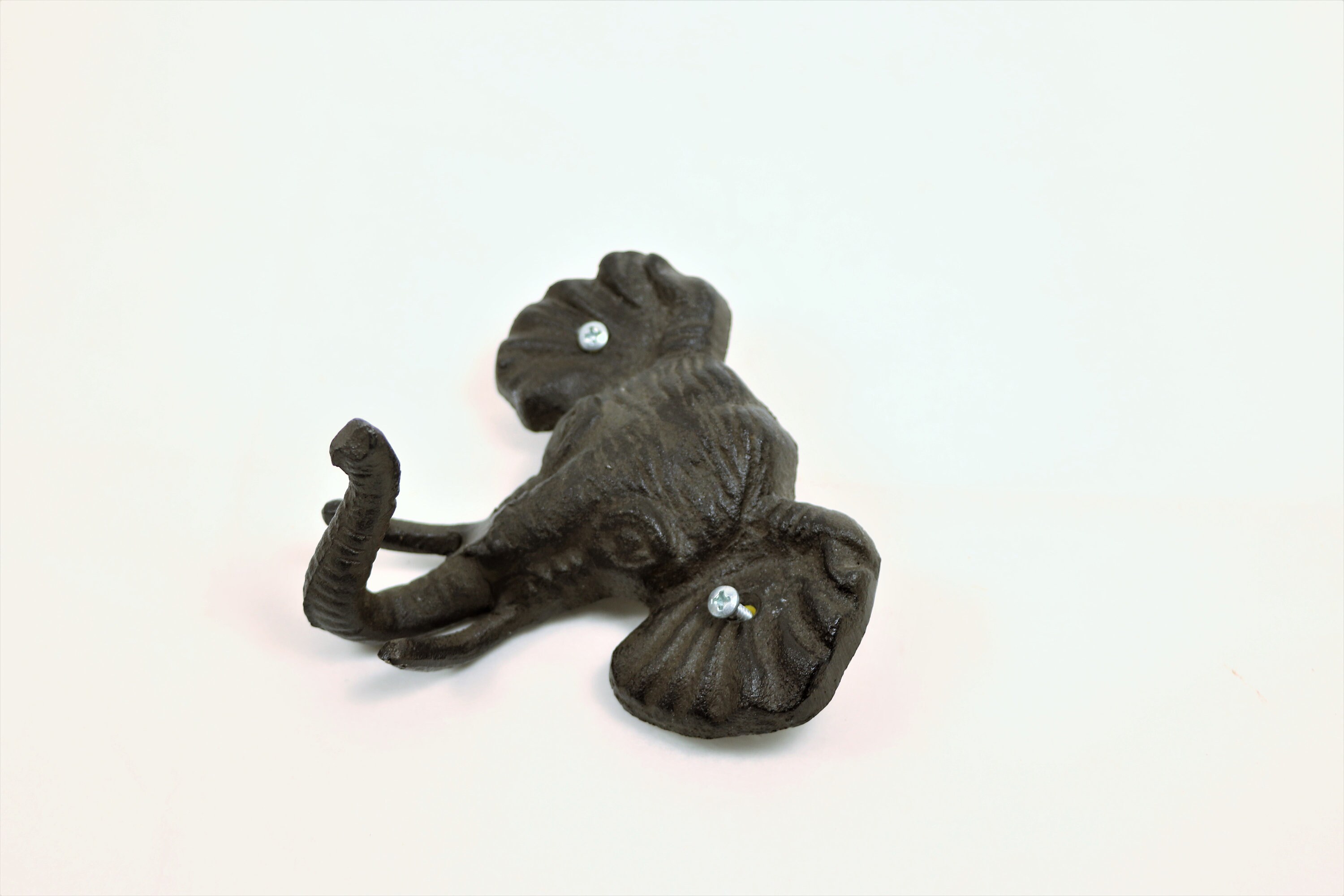 Elephant Wall Hook Metal Coat Hanger Cast Iron Elephant Coat Etsy
