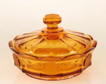 Orange Tree Marigold Carnival Glass Compote Carnival Glass - Etsy