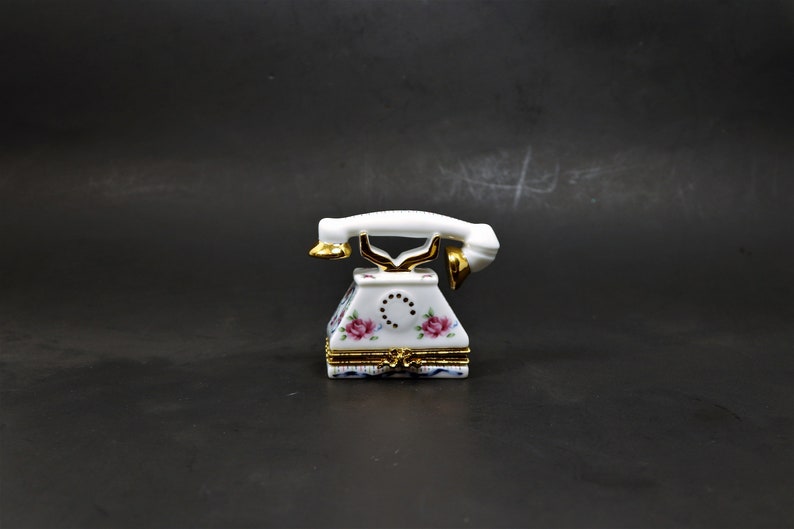 Earring Gift Box Mini Ceramic Jewelry Box Desk Accessories Hinged Gift Box Porcelain Ring Box Lefton Hinged Trinket Box