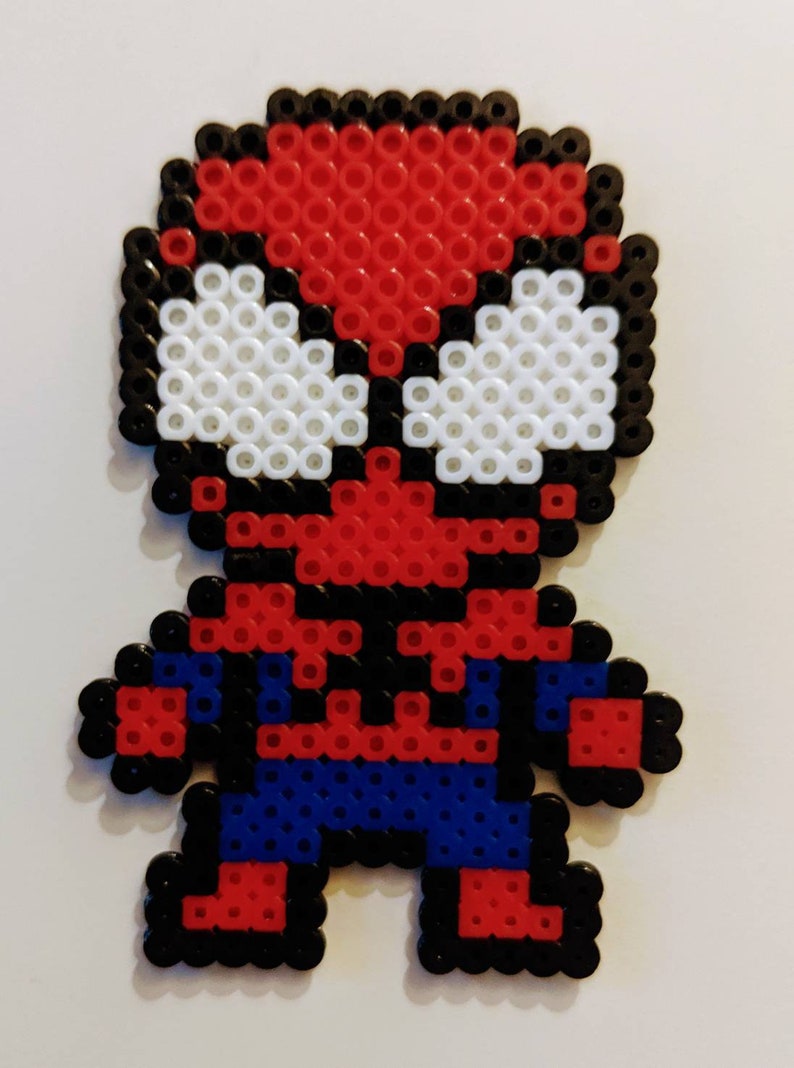 Thor Captain America Marvel DC Superheroes Keychains Spiderman Perler Beads Batman Ironman Hulk