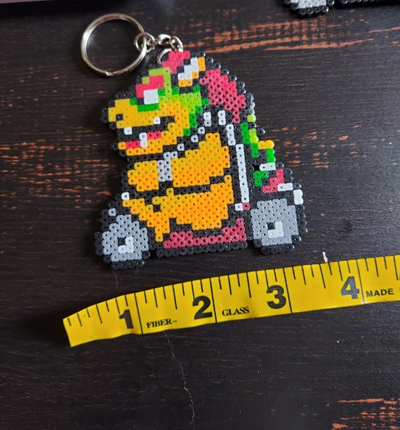 Super Mario Kart Perler Beads Bowser Etsy