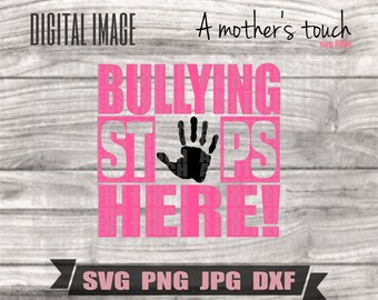 Tstars Bullying Stops Here Pink Day Shirt Stop Sign Design Women T-Shirt