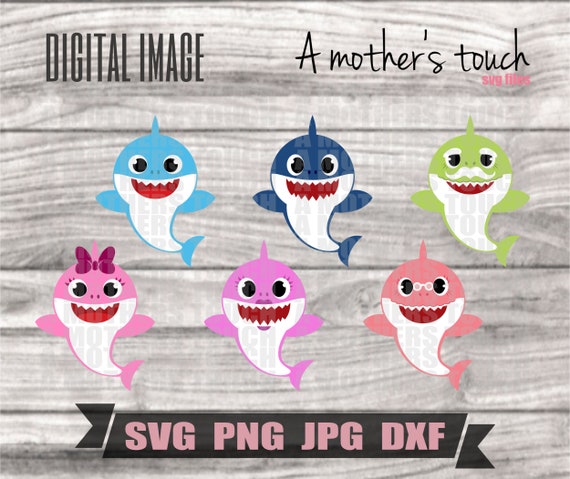 Download Shark Family Svgs Baby Shark Svgs Etsy