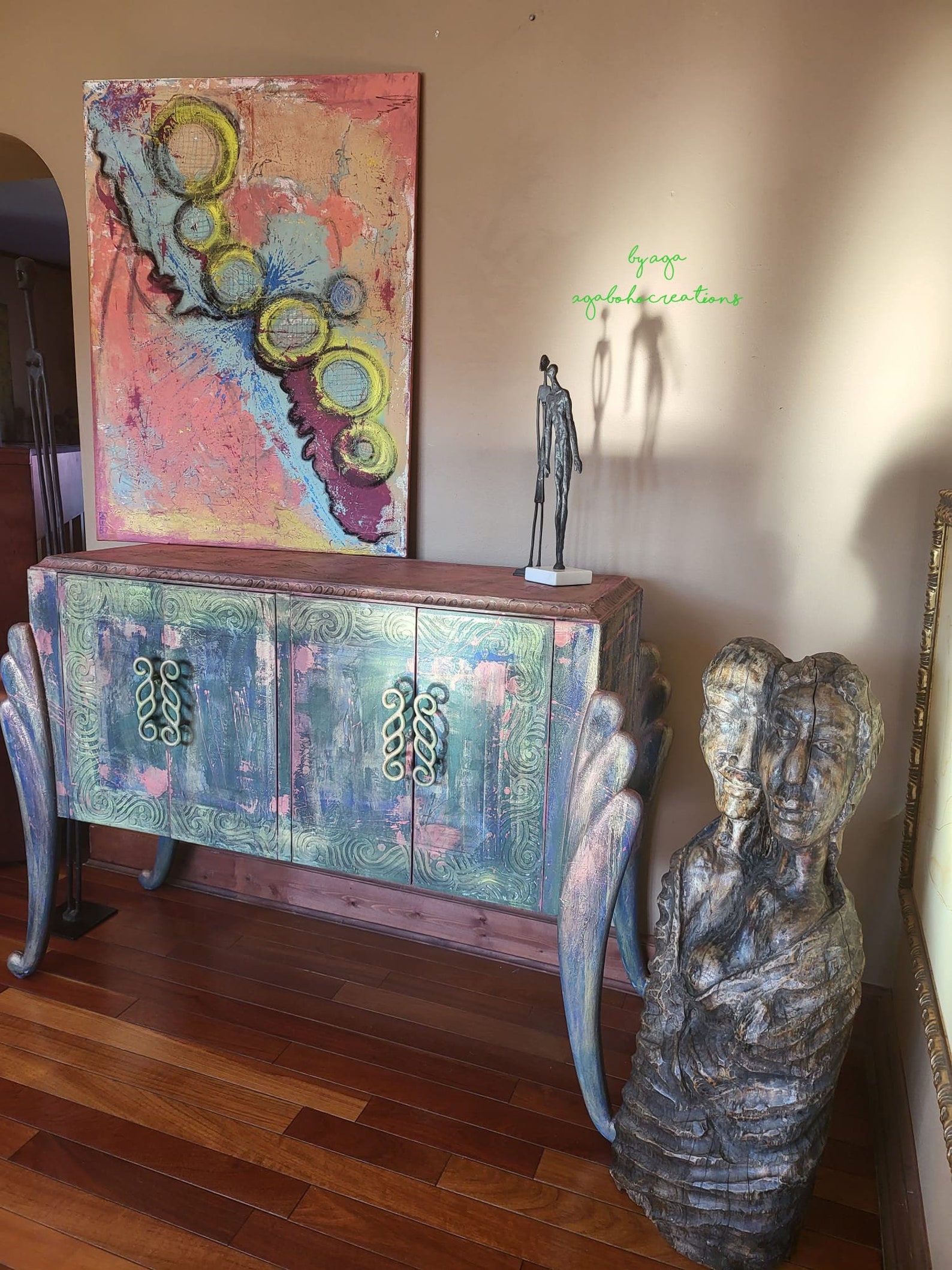 Modern Furniture Modern Boho Decor Sideboards and Buffets Etsy