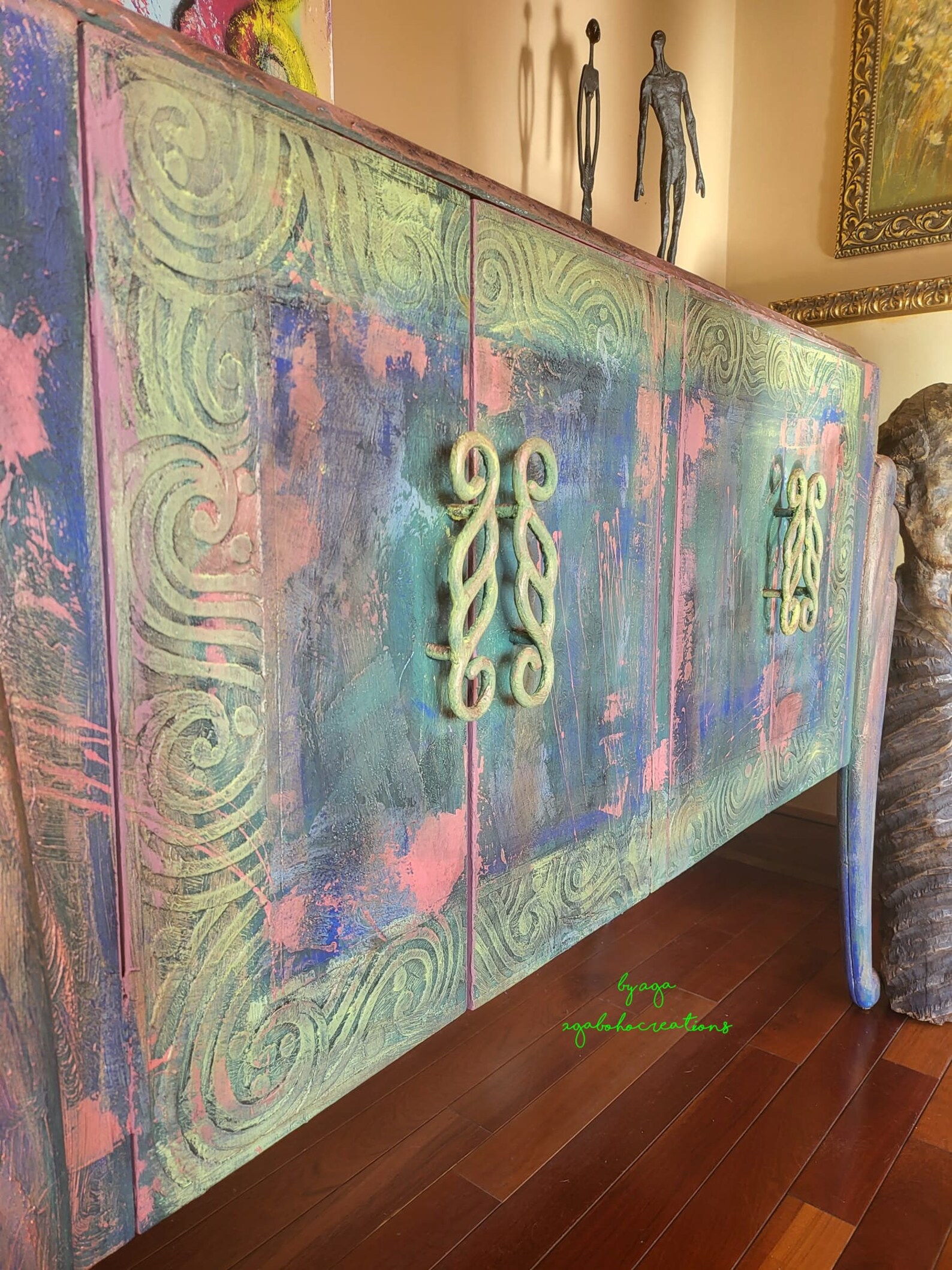 Modern Furniture Modern Boho Decor Sideboards and Buffets Etsy