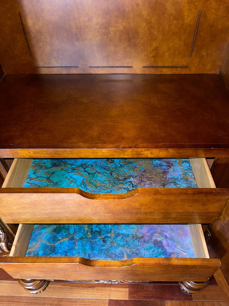 Vintage Wardrobe Armoire by Pulaski Furniture With Beveled Mirrors