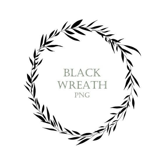 Floral Frame Wreath Clipart Custom Crest Design Wreath Etsy Singapore