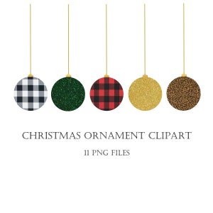 Christmas Bauble Clipart, Christmas Baubles Clipart, Christmas Balls, Ornaments Clip art, Ball Ornaments, Tree Decoration Clipart
