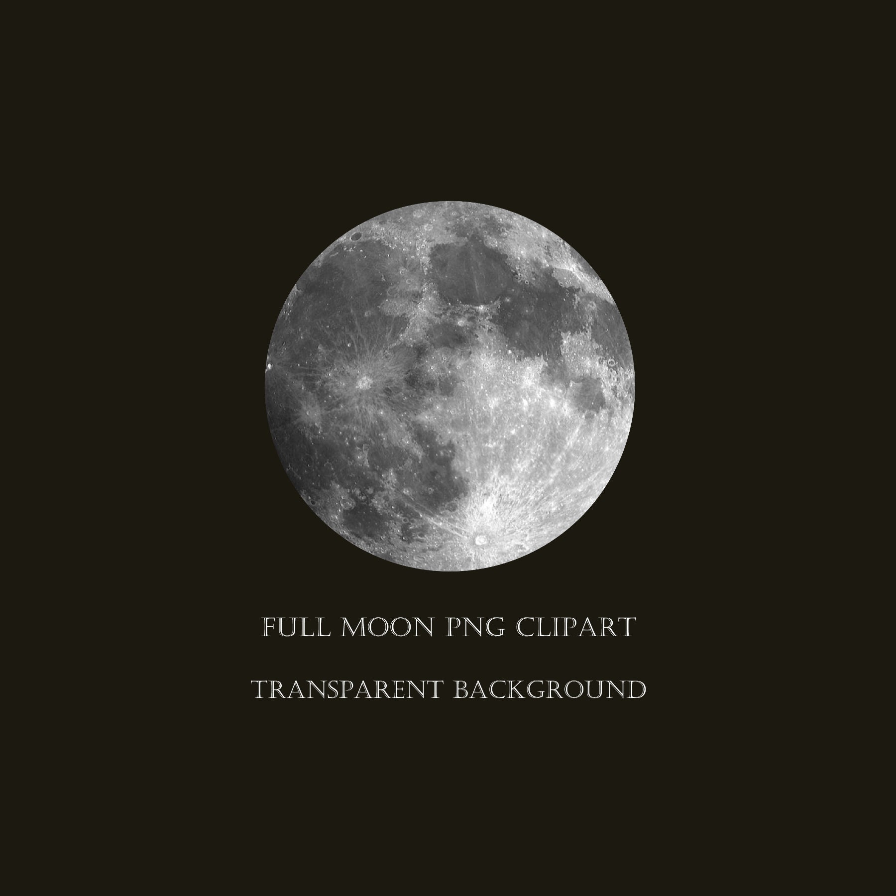 Transparent Realistic Moon PNG Clipart Picture​