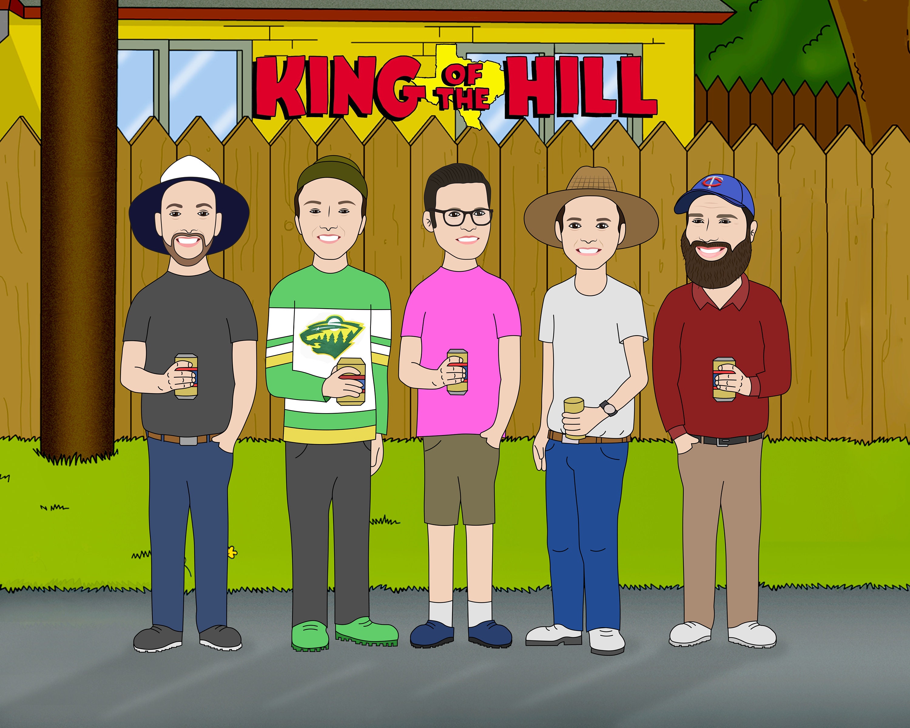 Kid of the hill intro in real life #irl #kingofthehill #cartoon