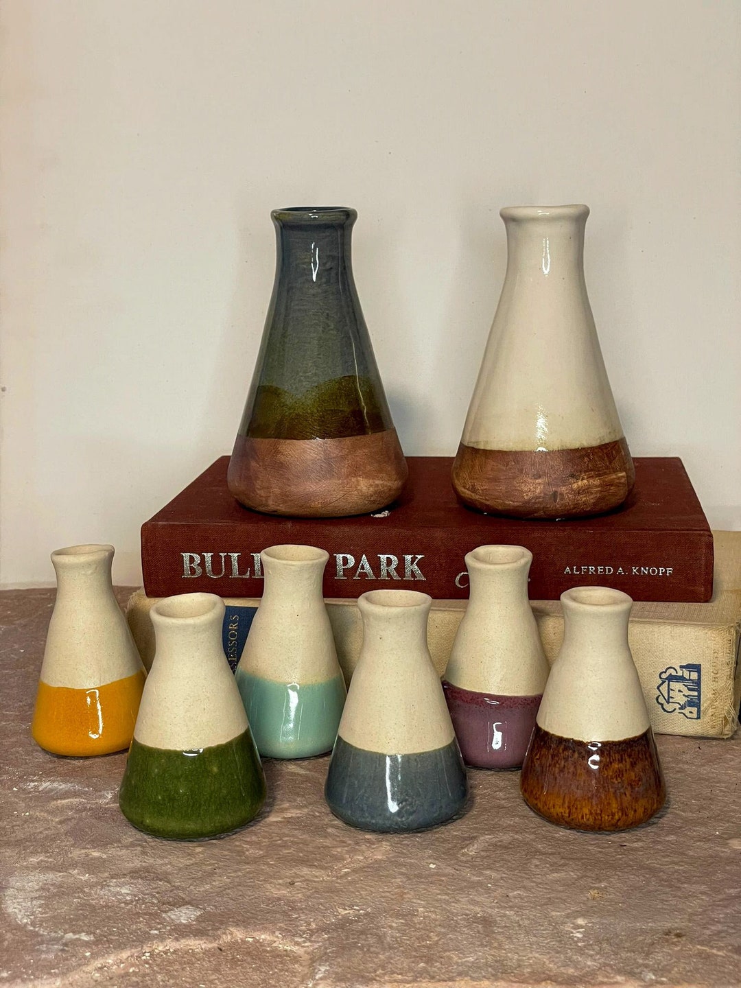Ceramic Erlenmeyer Flasks/ Vase Etsy
