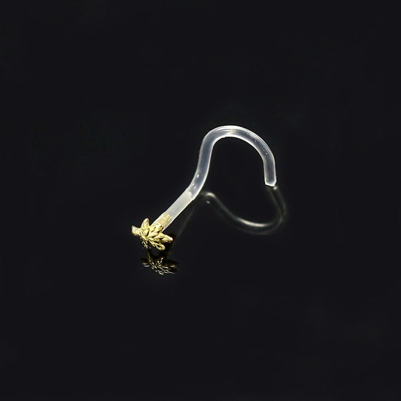 Pot leaf nose rings deals