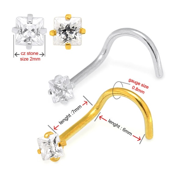 Großhandel 14 Karat Massivgold Nasenring - Yibai