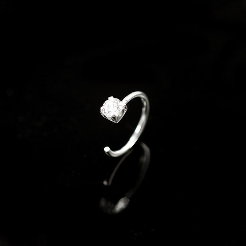 Implant Grade Titanium D Shape Flat End Nose Ring Etsy UK