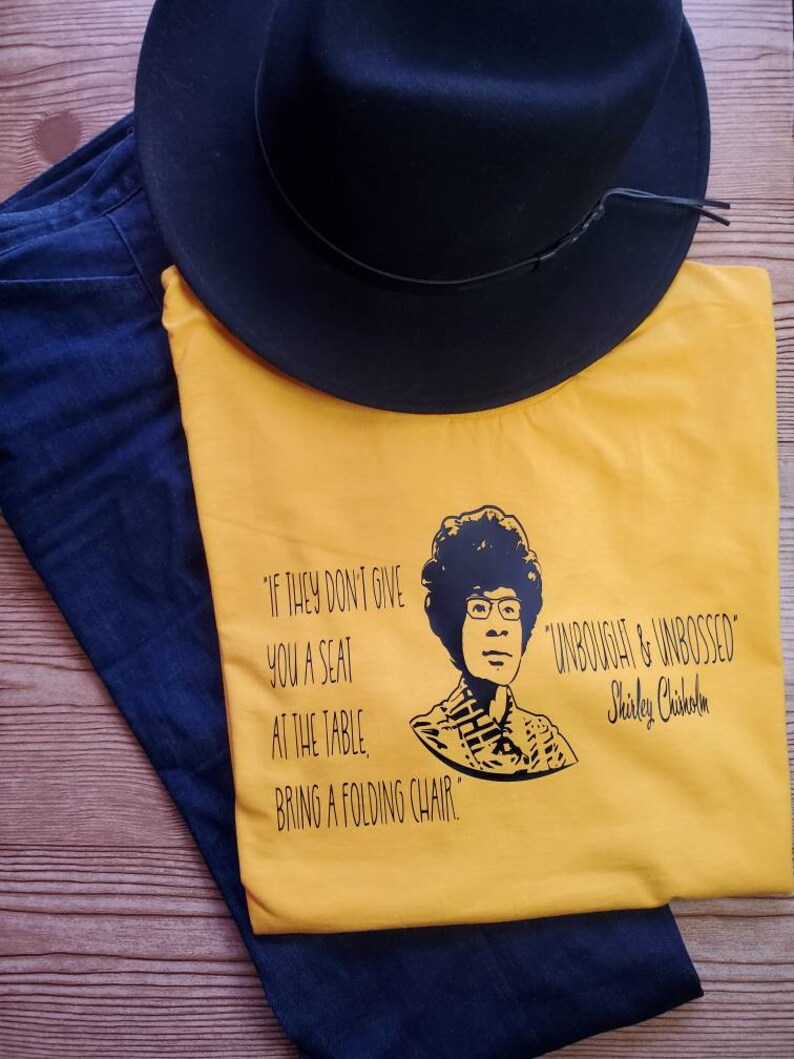 Shirley Chisholm Black History Unisex Adult T-shirt image 1