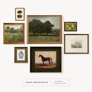 Vintage European Farmhouse Gallery Wall Art Set Printable Digital Download Antique French Country Decor Landscape Paintings
