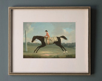 Victorian Horse Print | Vintage Equestrian Home Decor | Traditional Victorian Wall Art Print | Gift For Horse Lover | Equestrian Painting