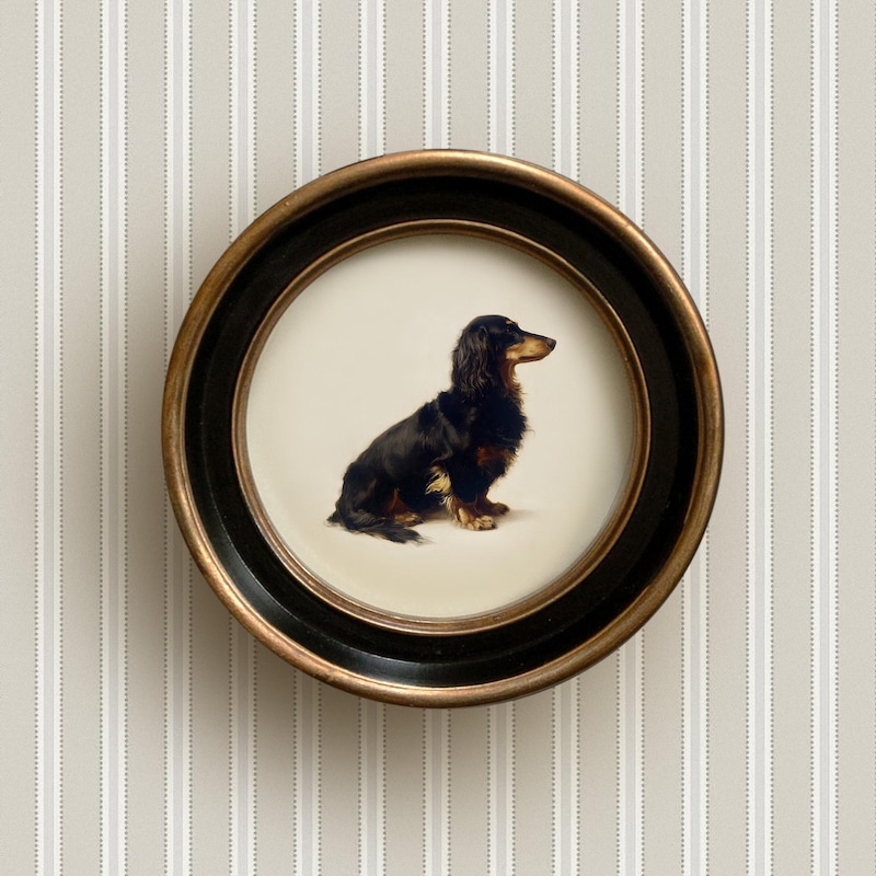 Daschund Framed Print - Etsy