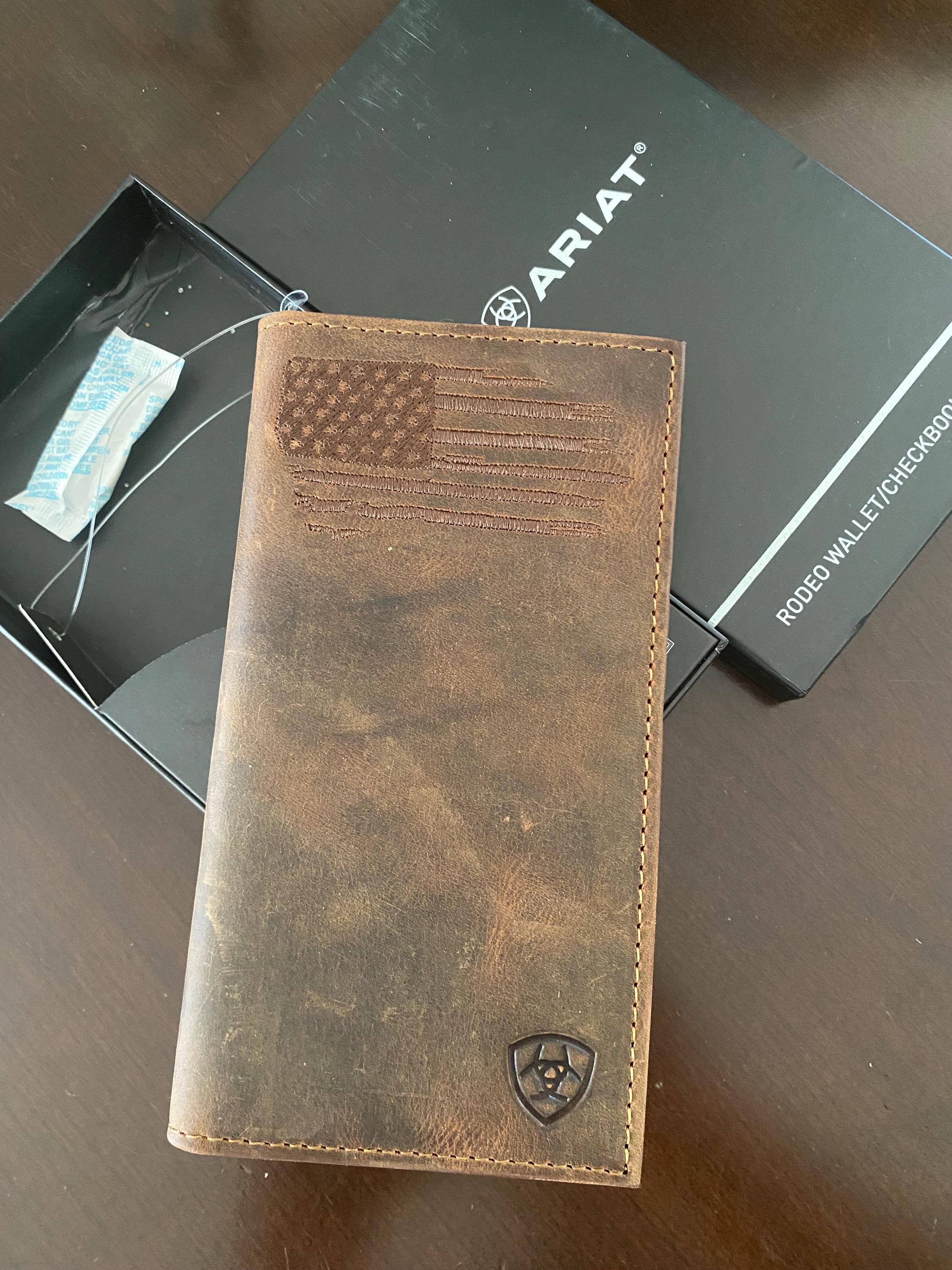 Ariat Aztec Rodeo Wallet/Checkbook Cover - One 2 mini Ranch Ariat Aztec Rodeo Wallet/Checkbook Cover - One 2 mini Ranch