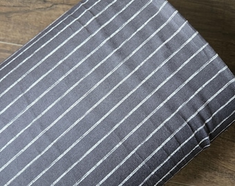 Sweater knit, sweater knit fabric by the yard, hacci sweater knit, charcoal with stripes #2266