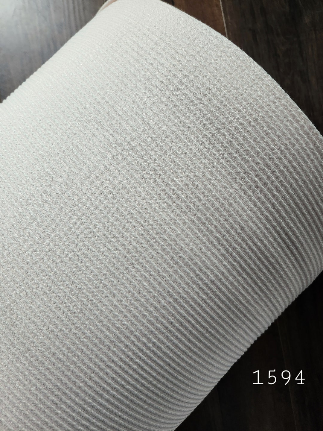 Ribbed Jacquard Knit, Fabric by the Yard, Rib Knit, Oat Variegated ...