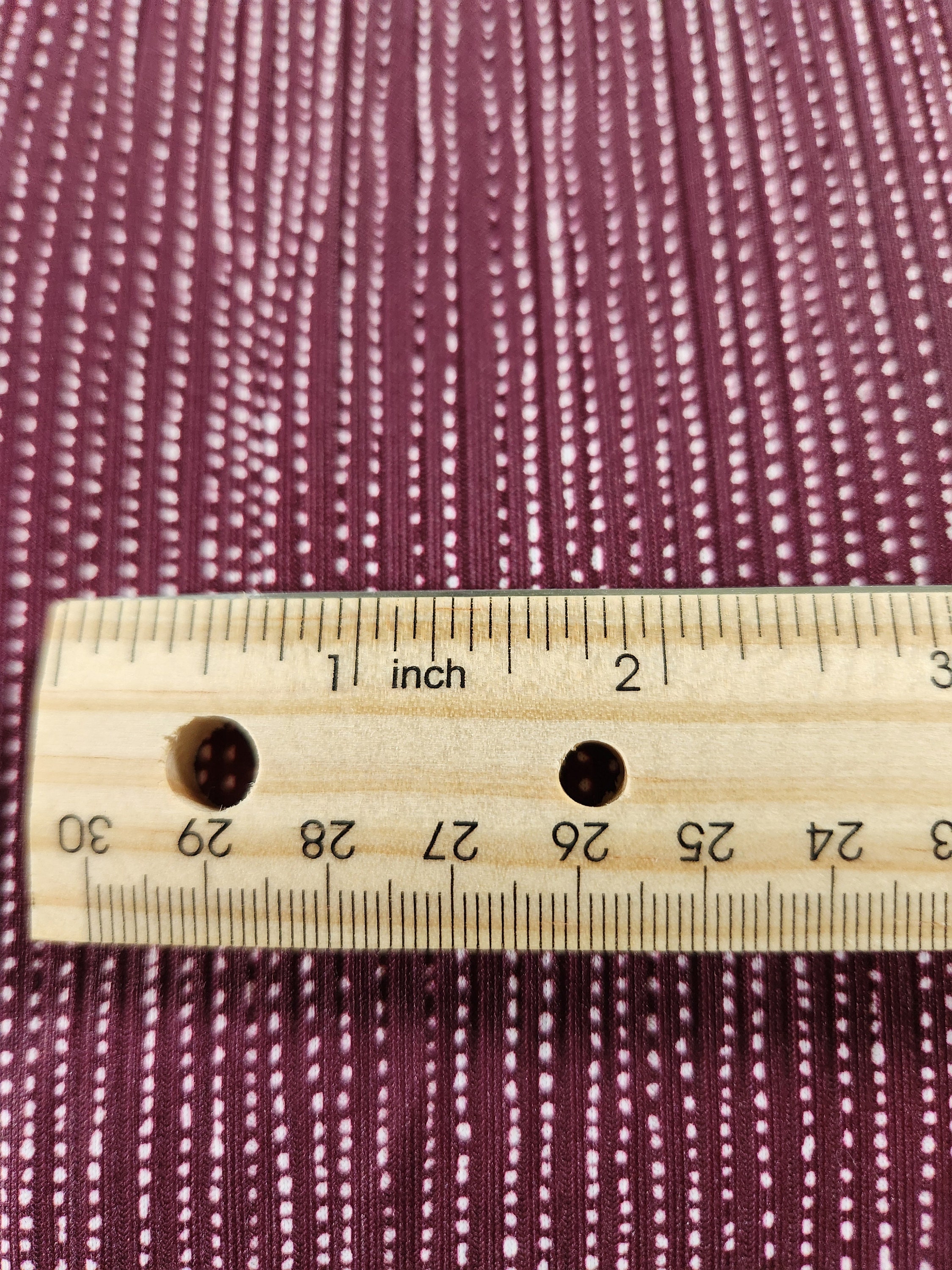 Unbrushed Ribbed Knit, Fabric by the Yard, Floral, Rib Knit, Burgundy ...