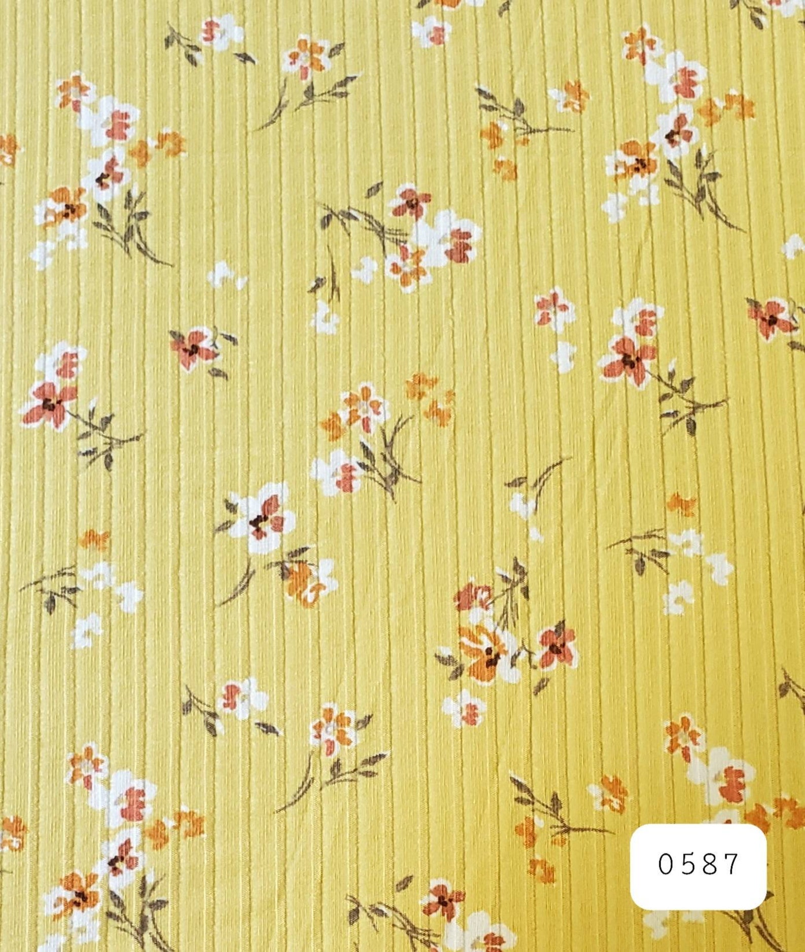 Yummy ribbed knit fabric by the yard floral rib knit small Etsy