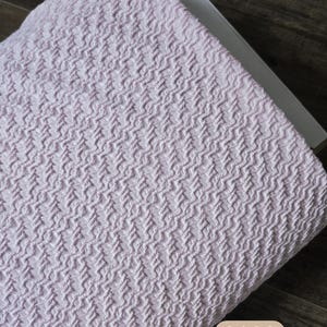 Textured Jacquard knit fabric, fabric by the yard, knit fabric, solid light pink #2199