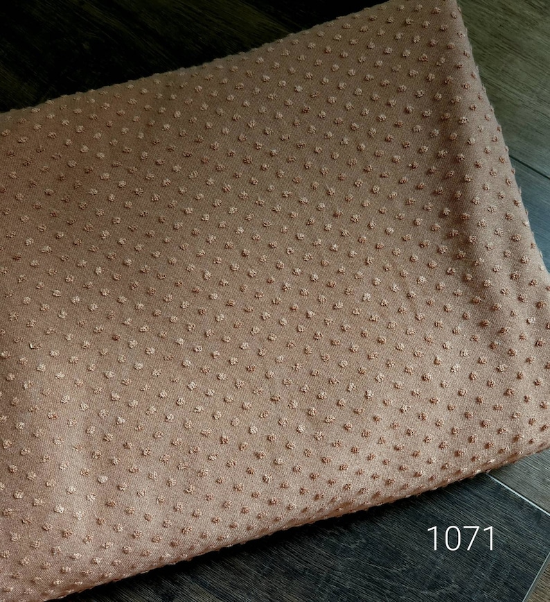 Textured Swiss Dot Knit Fabric by the Yard Knit Fabric by the Etsy