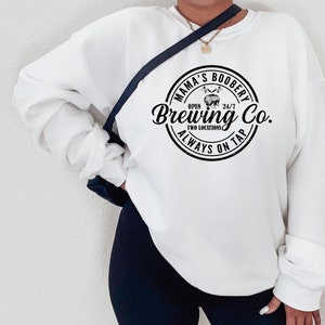 Breast Feeding Sweatshirt, Mama's Boobery shirt, Brewing Co Shirt, gift for new mom, Breast feeding crewneck, funny mom shirt, shower gift