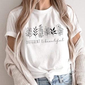 Different is beautiful shirt, embrace neurodiversity, autism awareness sweatshirt, ADHD awareness, autism mom shirt, Christmas gift