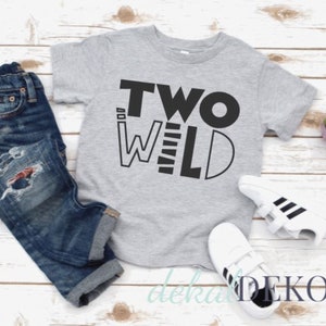 2nd Birthday shirt | Two Wild Second Birthday shirt | Two Years Old | Toddler girl boy Birthday | 2 year old birthday shirt | party