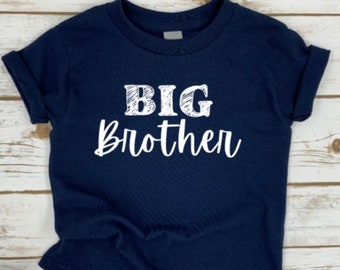 Big Brother Navy Shirt | Big Brother t-shirt | Big Bro tee | new brother shirt | new sibling tshirt | brother t-shirt | big brother gift