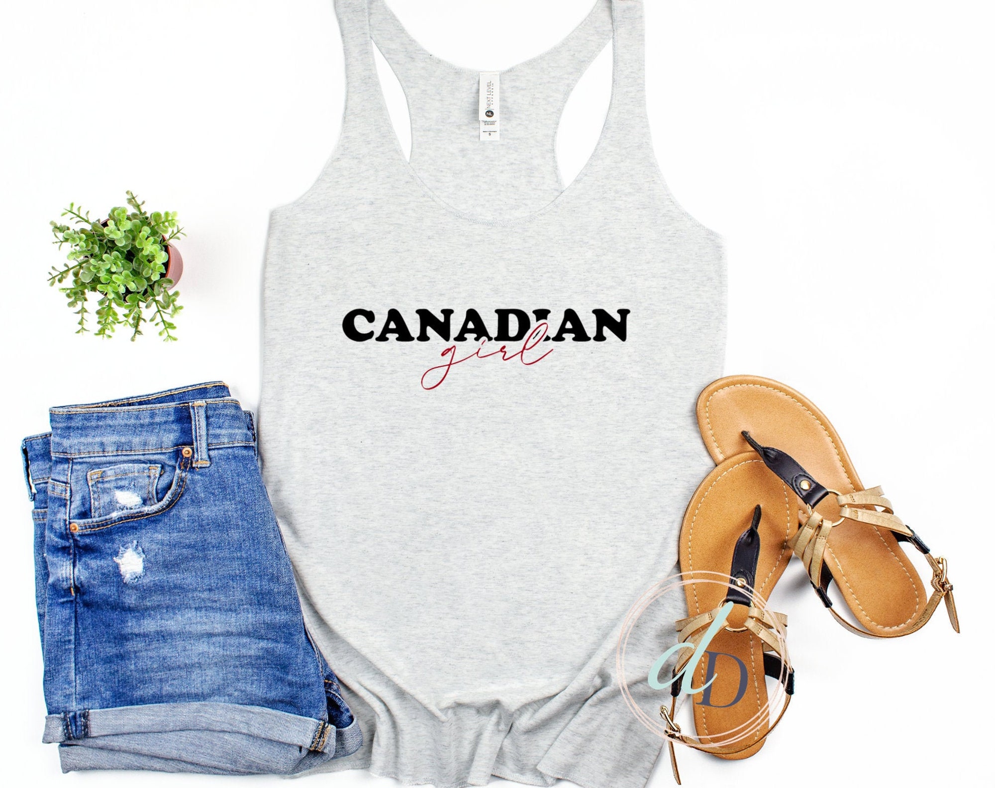 Discover Canadian Tank Top, Canada Day Tank