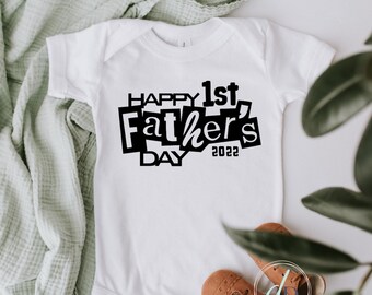 Happy First Father's Day Onesie®, Baby/ Toddler Father's Day Onesie®, Father's Day bodysuit, Father's Day Onesie®, Gender neutral, gift