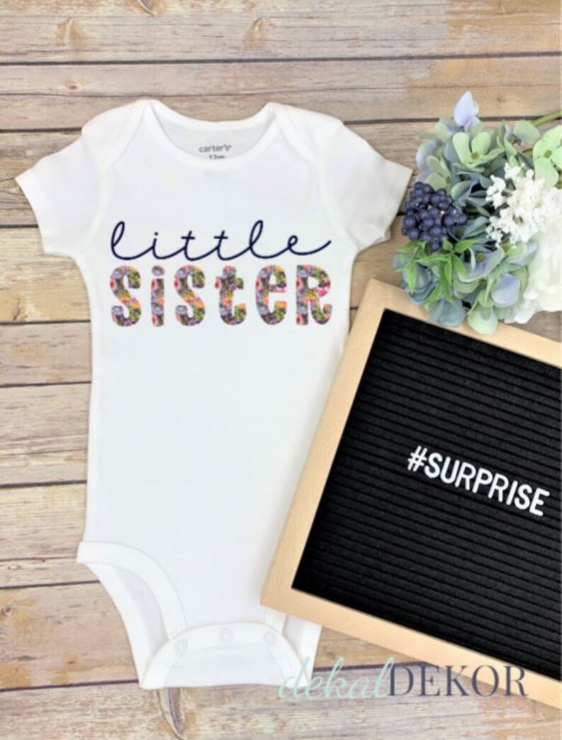 Baby bodysuit Onesies\u00ae Baby Clothes Baby ONESIES\u00ae Custom Onesie Baby shower gift Little sister ONESIE\u00ae Newborn Baby gift