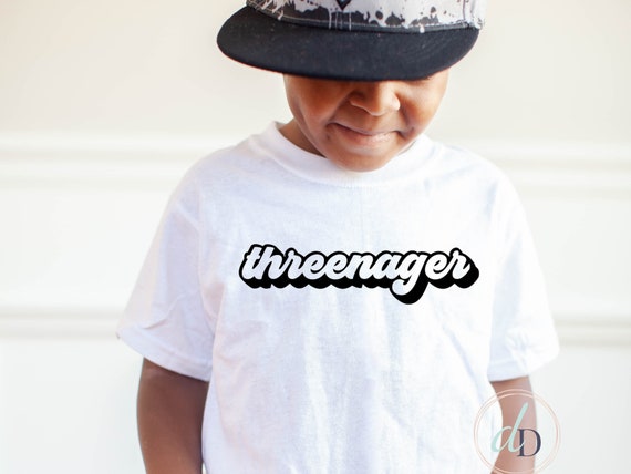 threenager shirt boy