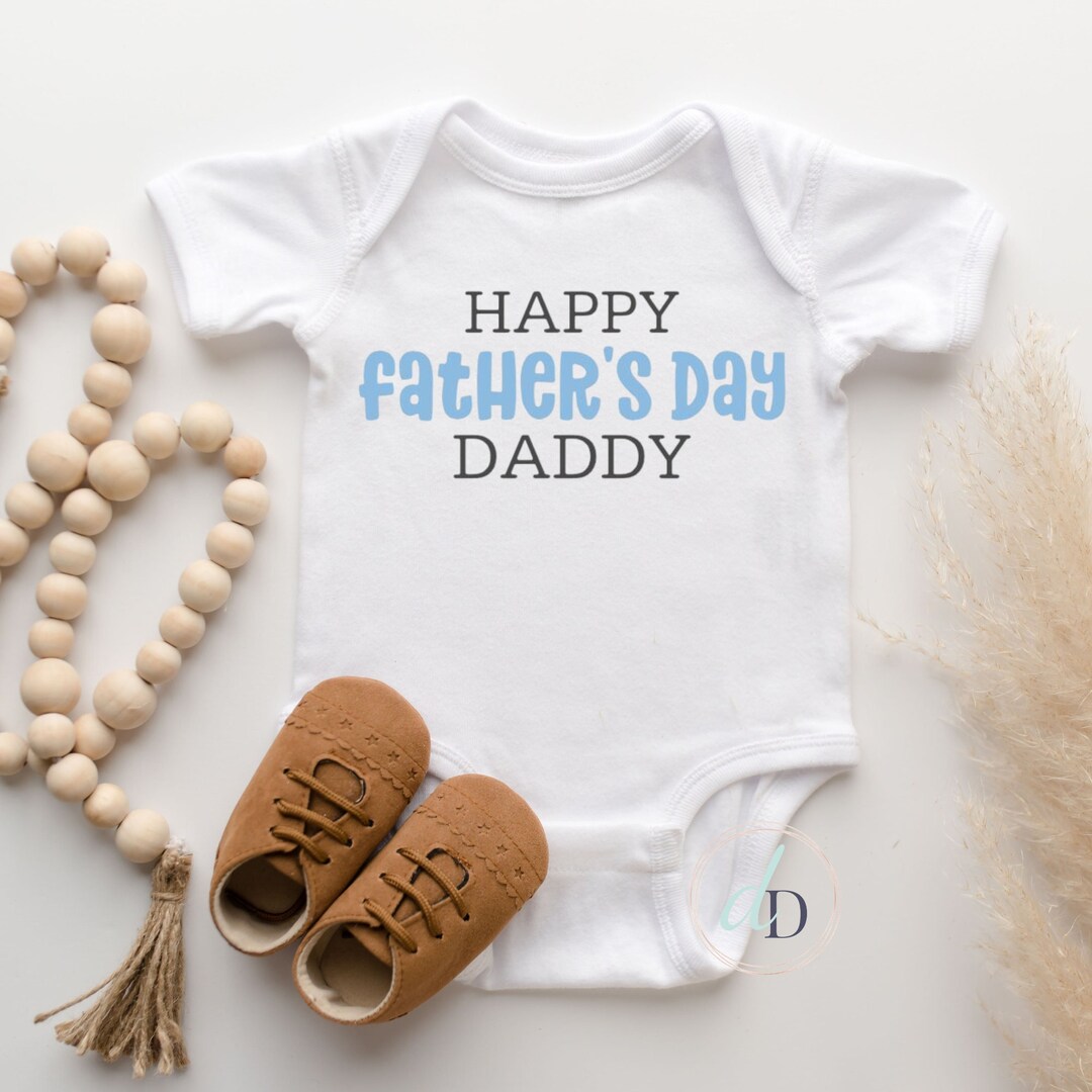 Happy Fathers Day Onesie®, Baby Girl Fathers Day Onesie®, Baby Boy Fathers Day Bodysuit, Fathers