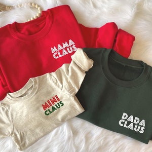 Passende Weihnachten, Weihnachten Mama Pulli, Mama Mini Pullover, Familien Matching, Weihnachten Pullover, Mama Mini Pullover, Papa Mini Pullover, Mama Crewneck, Mama