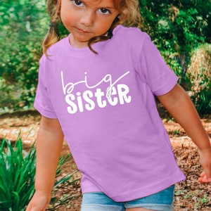 Big Sister Shirt | Big Bis t-shirt | Big Sis tee | new sister shirt | new sibling tshirt | sister t-shirt | new sister gift |sibling reveal