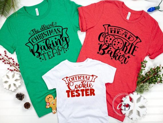 Christmas Baking Team T-Shirt Christmas Cookie Bakers Gift Christmas Baking Team T-Shirt Christmas Cookie Bakers Gift