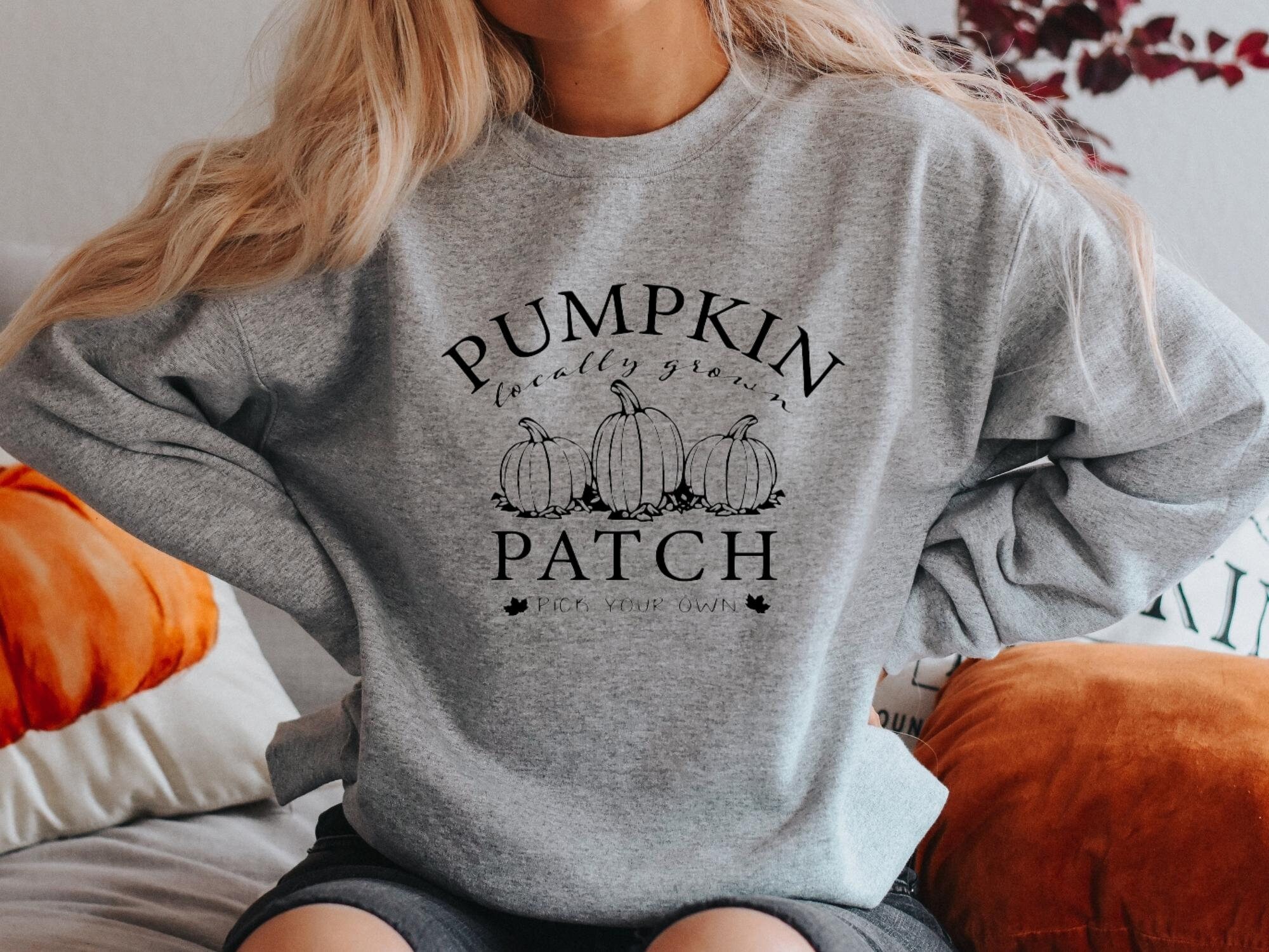 Discover Pumpkin Patch Sweatshirt, Fall Shirt, Womens sweatshirt, Fall Crewneck, Autumn Sweatshirt, Autumn Shirt, Pumpkin Sweater, Halloween Sweater