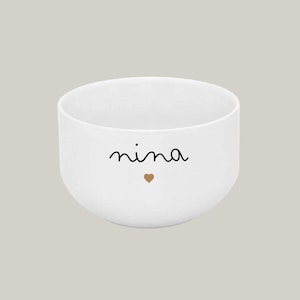 Ceramic bowl - to personalize - First name - Mom - Dad - Grandma - Grandpa - Mistress - Godmother - Nanny - Godfather - Child - Baby Gift