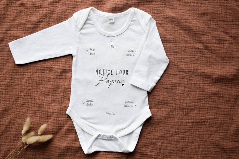 BODY BEBE Notice pour Papa - Créateur ETSY : RevedeGrands 